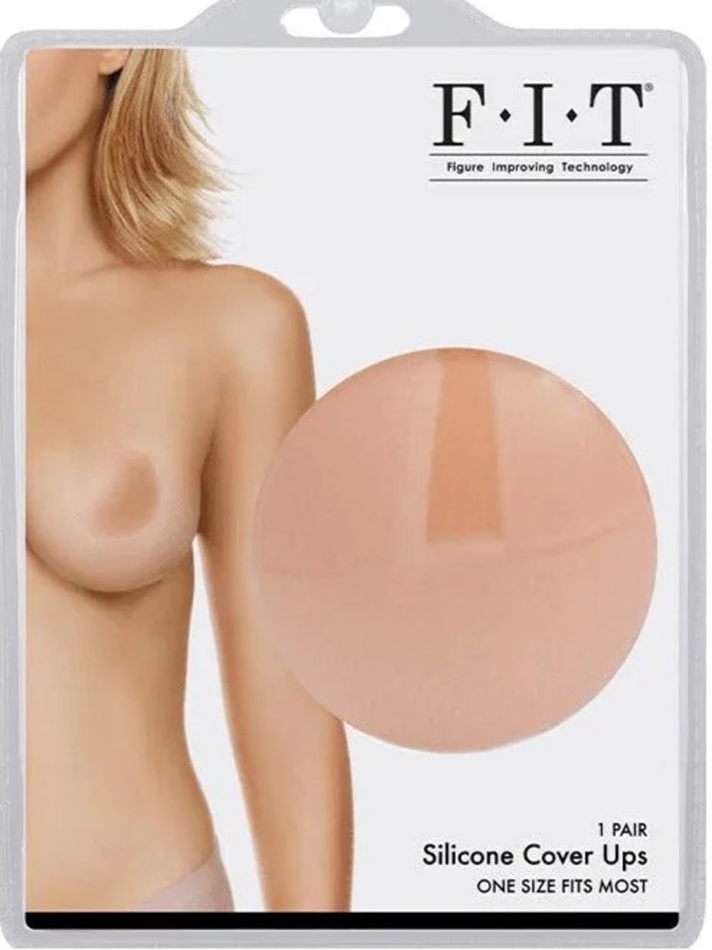 FIT ADHESIVE SILICONE COVER UP/ LIFT UP PASTIES- Nude (One size fits most) NWT